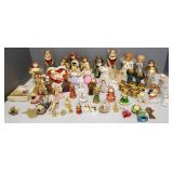 Lg collection of vintage angel figures- assorted