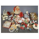 Gp asst. vintage Christmas decor incl. bottlebrush