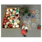 Gp. asst. Christmas ornaments & decor incl some