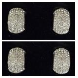 2 pr. Nadre sterling silver earrings s/w