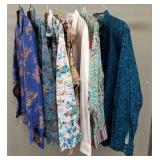 7 Robert Graham designer Hawaiian, etc. long