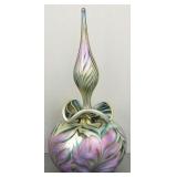 Daniel Lotton signed/ dated 2012 art glass perfume