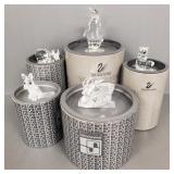 5 vintage Swarovski crystal figures incl Penguin,