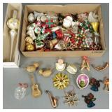 Gp vintage glass ornaments, etc.