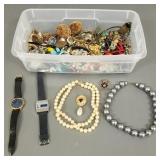 Gp incl wristwatches- Timex blue dial, Lucerne