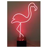 Neon flamingo- 28'H 17'W