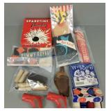 Gp vintage toys incl Roll Monica, games, etc.