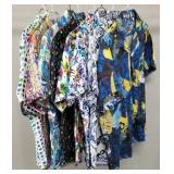 9 Robert Graham designer Hawaiian, etc. short