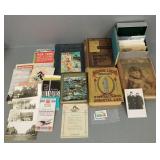 Gp antique books, postcards, etc. incl Life on the