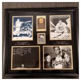 Framed baseball players grouping: Sandy Cofax &