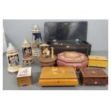 Gp music boxes incl Reuge, etc. (as seen- not