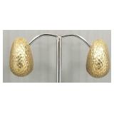 Pr. 14K gold earrings- 2.5g; 7/8'L