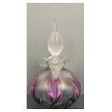 Daniel Lotton signed/ dated 2005 art glass perfume