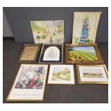 Gp asst paintings, prints & posters- 1 in ornate