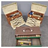 3 tool boxes, etc with gunsmithing tools, hammers,