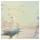 Chas (Charles) St. Pierre signed & dated '14 oil