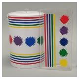 Gucki signed cooler & pitcher- 12 1/4'H 8'D larger