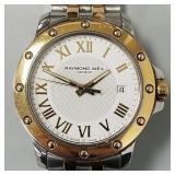Raymond Weil Swiss watch with extra links (worn),