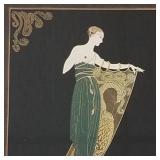 Erte 'Romain de Tirtoff (Emerald Night)' framed