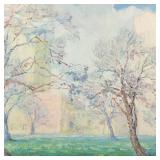 Chas (Charles) St. Pierre signed & dated '14 oil