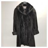 Giancarlo Ripa mink coat with shawl collar- 36'L