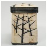 Rare 12' Michael Simon stamped Persian pottery box