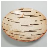 Large Warren Mackenzie platter with interior dog