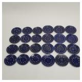 24 Arabia Finland plates: 12 @ 7 3/4'D; 12 @