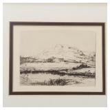 Rembrandt Harmensz van Rijn etching-