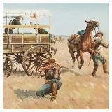 Mick Harrison signed oil painting on board