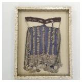 Vintage Bedouin coin embellished veil headdress in