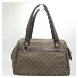 Vintage Louis Vuitton green canvas classic logo