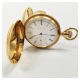 Elgin pocket watch in 18K hunters case with