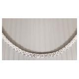 Epiphany platinum clad silver & Diamonique