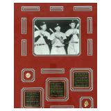 Signed photo / baseball grouping: Mickey Mantle,