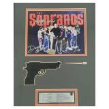 Signed Soprano's cast framed item w/ COA-