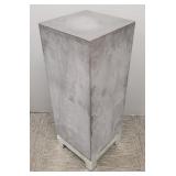 Modern painted wood pedestal/ display stand-