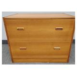 Danish modern style lateral file cabinet- 28'H