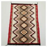 Navajo rug- 4' 5' x 3' 1' (as seen, damages)