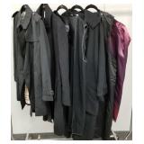 3 designer ladies coats & 2 liners incl. Burberry
