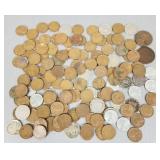 Gp vintage U.S. coins incl 2 large cents, Buffalo