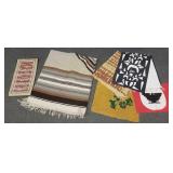 Gp textiles, weavings, etc- 3' x 5' largest