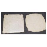 2 faux marble tops- 26' widest