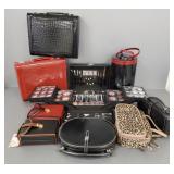 10 unused travel/ jewelry/ makeup bags: