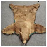 Bear rug: cinnamon phase- approx 6 1/2'x 5'