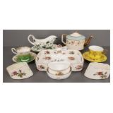 Gp bone china, etc. incl Hammersley floral basket