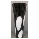 Large polka dot art glass- 18 3/4'H