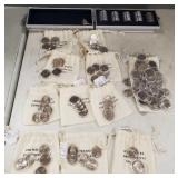 Lg collection of uncirculated state quarters- asst