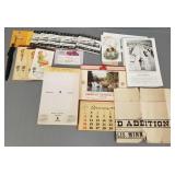 Gp vintage advertising ephemera, etc incl Empire