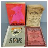 4 books incl Farm catalogue, Aficianado 1953, etc